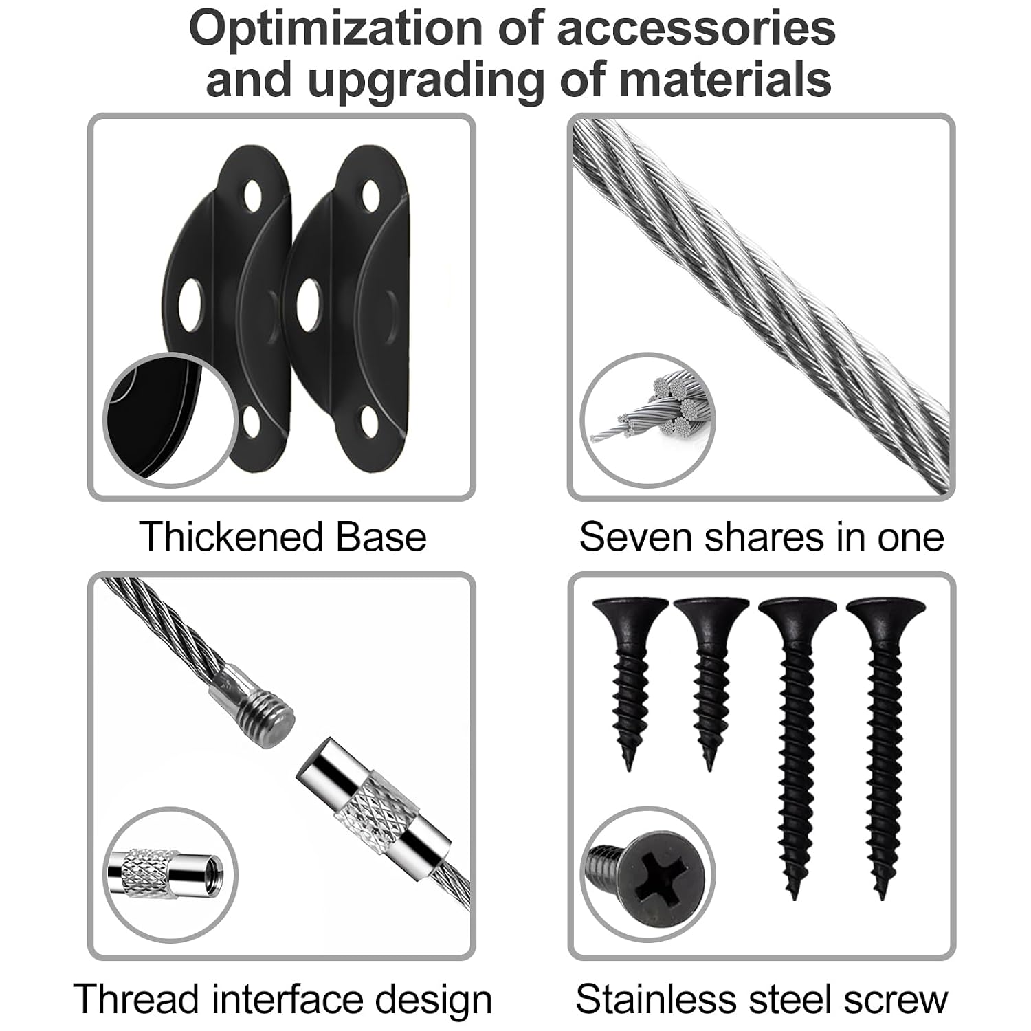 Furniture Anchors for Baby Proofing, Anti Tip Furniture Anchor Securing 420lbs Tension Earthquake Resistant Metal Furniture Wall Anchor Prevent Baby Pet from Falling Furniture（6 Pack，Black）