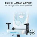 Razer Iskur V2 X NewGen Ergonomic Gaming Chair — Built-in Lumbar Support, Cooltouch Gen-2 EPU Leather, Ultra-Wide Seat Base, Adjustable 152 Degree Recline, Foam Cushions — Cinnamoroll Edition