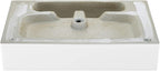 Swiss Madison Well Made Forever SM-CS711, Claire 24" Ceramic Console Sink In Glossy White Basin