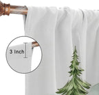 Woodland Curtains Nursery Wildlife Theme, Rustic Watercolor Forest Animal Hedgehog, Rabbit, Fox, and Deer Print, Blackout Window Drapes for Baby Girls Boys Bedroom Living Room, 2 Panels W42xL45 Inch