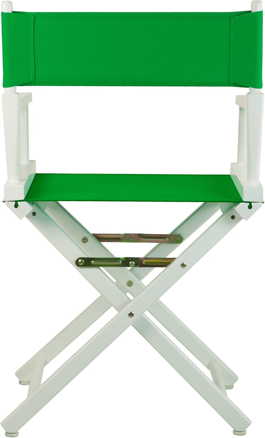 Casual Home 18" Director's Chair White Frame with Green Canvas