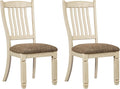 Signature Design by Ashley Bolanburg 20" Upholstered Dining Room Chair, Set of 2, Antique White