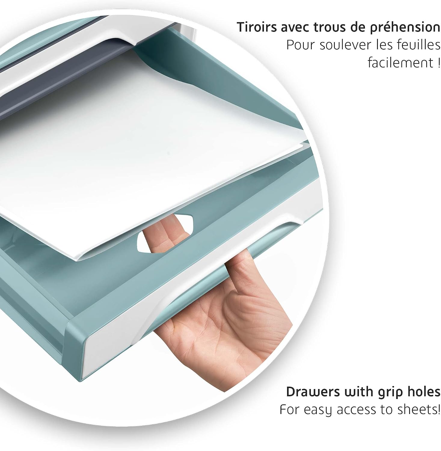 Smoove Desktop Module 5 Drawers