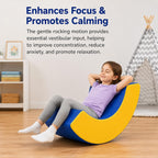 Sensory Rocking Chair with Waterproof PU Cover,High-Density Foam Portable Sensory Chair for Kids-Classroom Rocker for Focus & Engagement