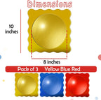 3 PCS Sensory Wall Mirror, 10″ x 10″ Acrylic Shatterproof Bubble Mirror for Classroom, Sensory Room Must-Have, Visual Tactile Stimulation Item for Play Room, Calming Corner