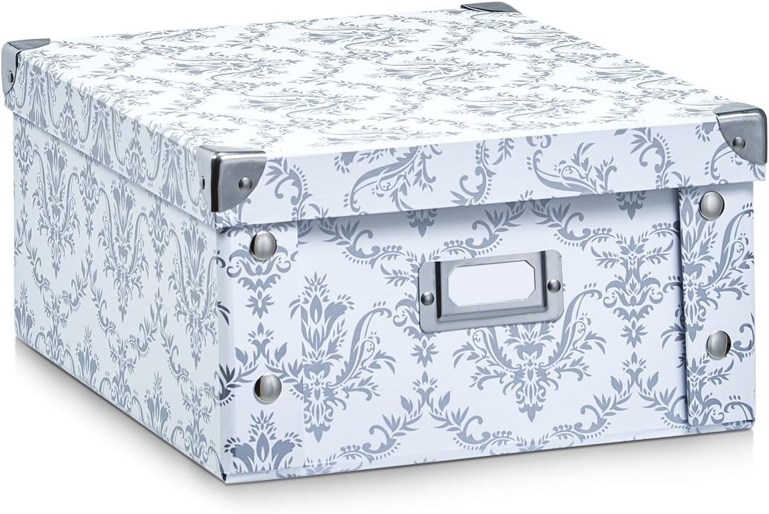Zeller Present Vintage Storage Box, White