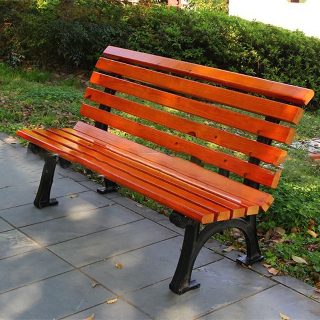 Patio Benches for Outdoors Double Backrest Bench Community Square Outdoor Leisure Chair Garden Benches for Outdoors