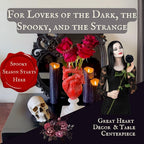 Gothic Anatomical Heart Vase - Valentines Creepy Large Human Heart Shaped Flower Planter - Horror Lovers Halloween Themed Gifts for Adult Women - Edgar Allan Poe Spooky Decor Weird Oddities