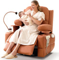 MAMAZING Lullapod Power Nursery Rocking Chair with HugAssist Armrest | Triple Motor Power Nursing Recliner with 270° Swivel Glider & Quiet Rocking, Dual Charging Ports & Built-In Storage