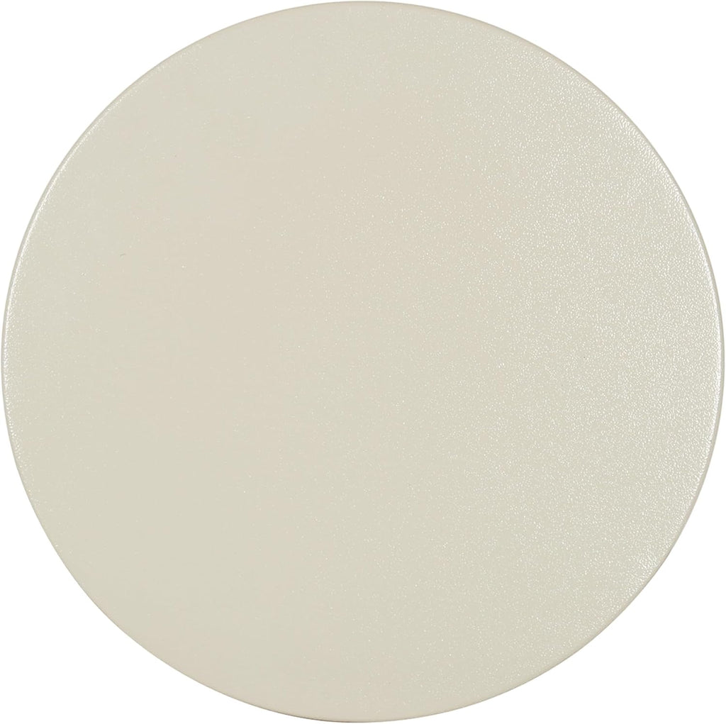 Kate and Laurel Boswell Modern Textured Metal Round Side Table, 12 x 12 x 18, Gray, Geometric Circle End Table for Use as Unique Bedroom Nightstand or Fun Indoor Plant Stand