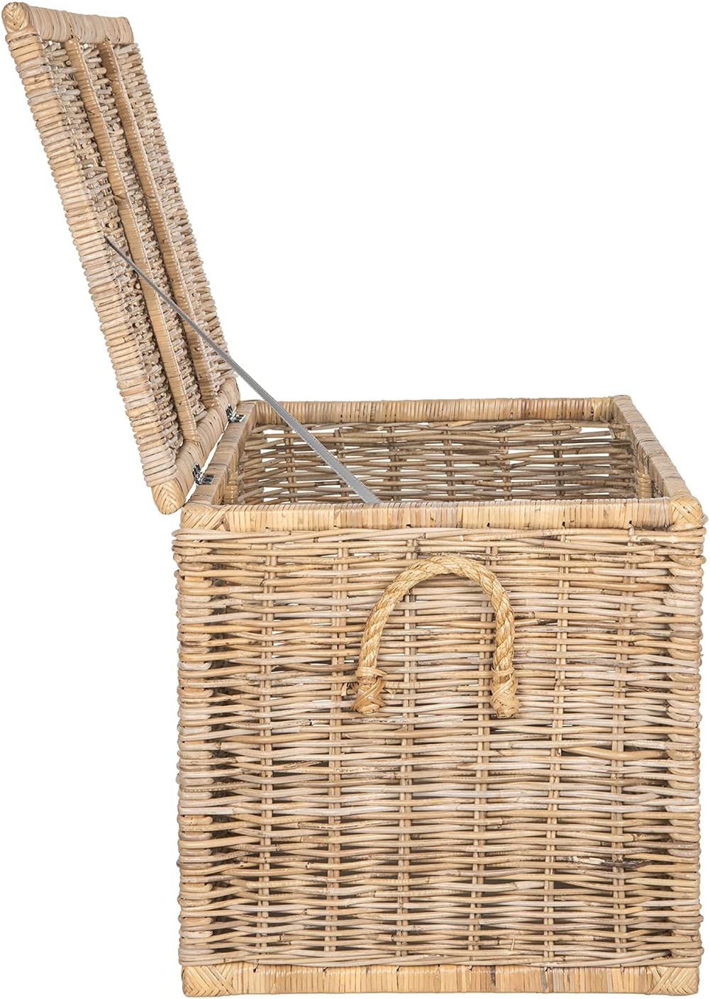Kouboo Rattan Kobo Decorative Storage Trunk with Lid, Large