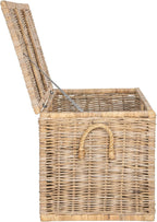 Kouboo Rattan Kobo Decorative Storage Trunk with Lid, Large