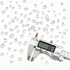 Crushed Glass for Resin Art, Decorative Shattered Glass for Crafts, Resin Fillers, Vase Fillers, Sparkling Glass Pieces for Home Decor, 3-6mm, 1.5LB (Clear)