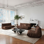 Oversized Bean Bag Chairs for Adults, Giant Beanbag Chair with Memory Foam, Comfy Lounge Chair Lazy Sofa for Apartment, Living Room, Bedroom, Office(Teddy Fabric)