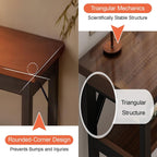 Prayer Meditation Table, Shrine Stand with Storage, Layered Buddha Altar Offering Pooja Table, Metal Frame, for Living Room Bedroom Office, Temple(Brown 1,120cm/47.2in)