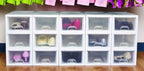 Sterilite 20518006 6 Quart/5.7 Liter Stacking Drawer, White Frame with Clear Drawer,(pack of 6)