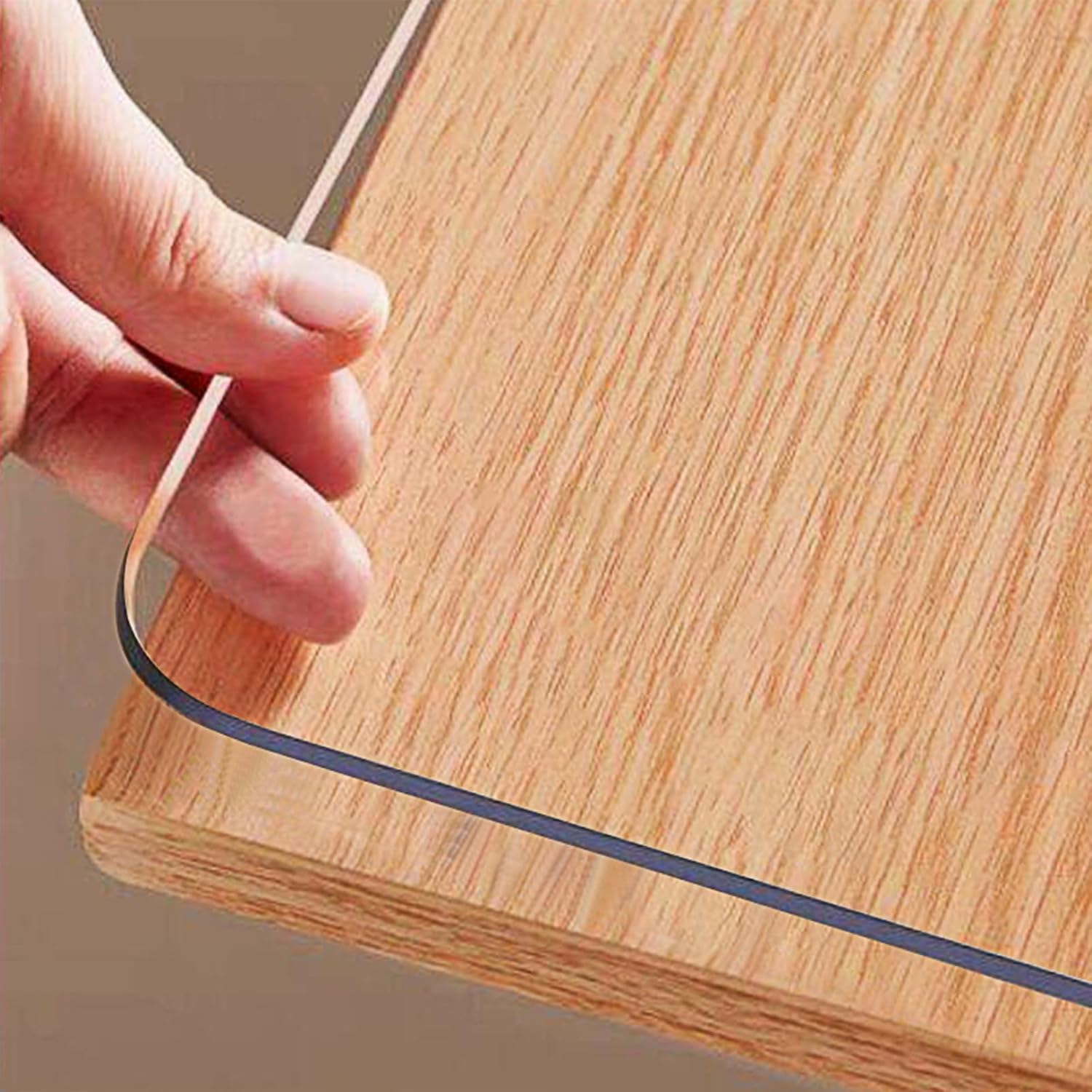 OstepDecor Clear Table Cover Protector 36 x 60 Inch, 1.5mm Thick Plastic Table Cover, Dining Table Protector Pad, Waterproof & Easy Cleaning PVC Desk Mat for Dresser, Coffee & Kitchen Wooden Tabletop
