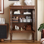 Entryway Cabinet Solid Wood Dining Sideboard Living Room Storage Cabinet Wall Wine Display Cabinet Sideboard Storage Cabinet