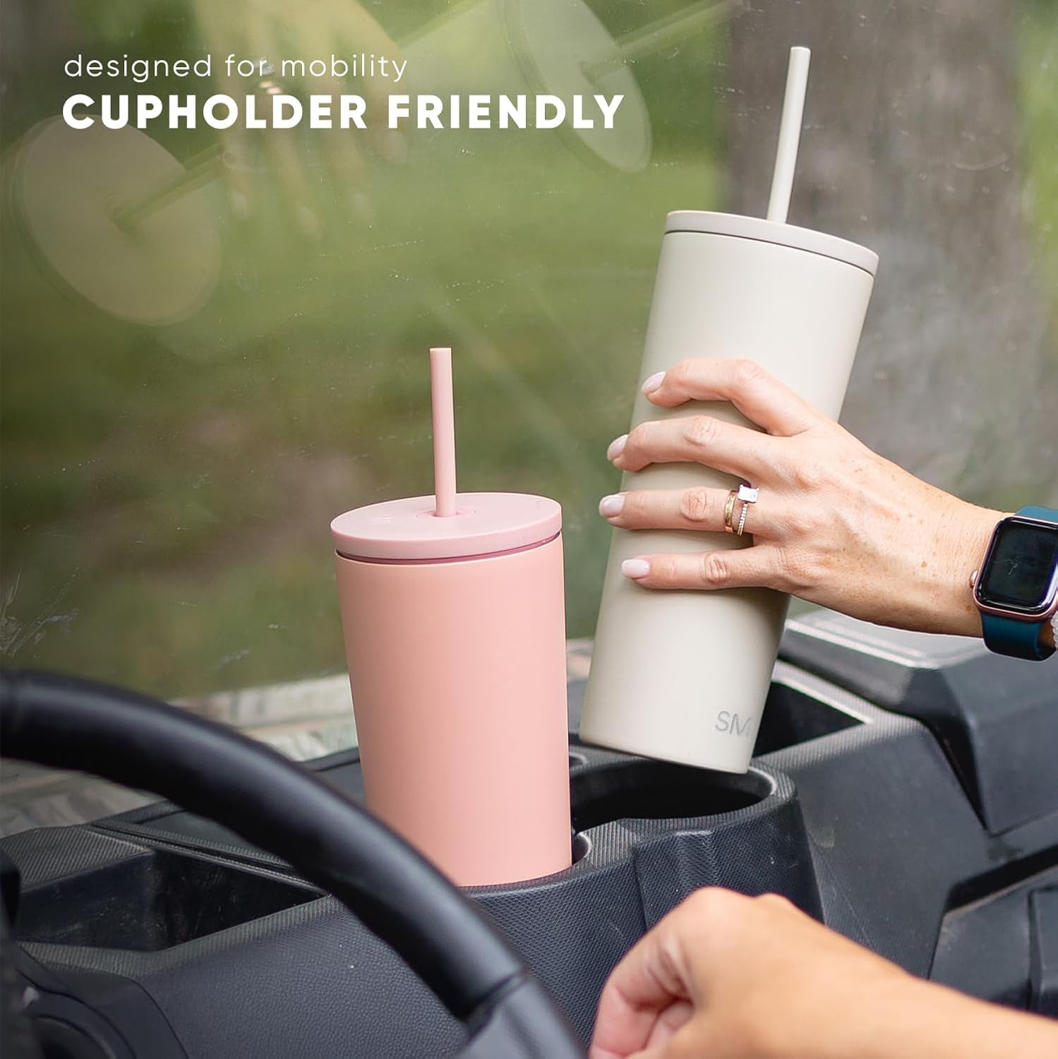 Simple Modern Classic Tumbler with Straw Lid | Insulated Iced Coffee Cup Reusable Stainless Steel Water Bottle Travel Mug | Gifts for Women Men Her Him | 24oz | Tortoise