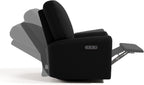 Storkcraft Sorrento Deluxe Power Recliner Swivel Glider – Premium Electronic Nursery Rocking Chair, Oeko-TEX 100 Certified, Includes Dual-USB Charging Port with USB-A & USB-C (Black Boucle)