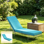 Chaise Lounge Cushion – Waterproof, 4" Thick, Blue
