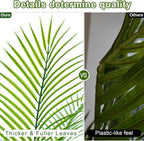 6ft Artificial Phoenix Palm Tree, Faux Coconut Silk Tropical Fake Palm Plant for Indoor Outdoor Home Office Patio Bathroom Pool Coastal Decor(Set of 2)