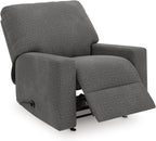 Signature Design by Ashley Seyler Lane Urban Rocking One Pull Recliner with Adjustable Backrest, Gray
