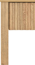 New Classic Furniture Thayer Wood 1-Drawer End Table/Bedside Table in Natural