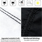 Heavy-Duty 210D Oxford Swing Cover-Waterproof UV-Resistant and Windproof Hammock with Drawstring(Double(200cm*230cm))