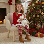 Kid Chair, Toddler Chairs Comfy Sherpa Kids Table Chair, Wood Toddler Couch Sofa, Soft Kid Reading Chair, Boy Girls Desk Chairs for Ages 2-5, Kids Armchair for Bedroom/Nursery/Gifts, Khaki