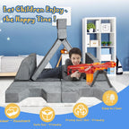 Modular Kids Sofa,Couch for Toddler and Baby Playroom/Bedroom,Perfect Toddler & Baby Couch for Play & Lounging,Ideal for Boys & Girls.New Recommended