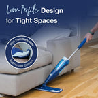 Bona Hardwood Floor Premium Spray Mop - Includes Wood Floor Cleaning Concentrate and Machine Washable Microfiber Cleaning Pad - Dual Zone Cleaning Design for Faster Cleanup