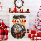 Hedume Wreath Storage Bag, 30" X 12" Clear Everyday Bag, Christmas Wreath Storage Container with Dual Zippered and Reinforced Handle, Protect Your Holiday Wreath from Dust, Insects, and Moisture
