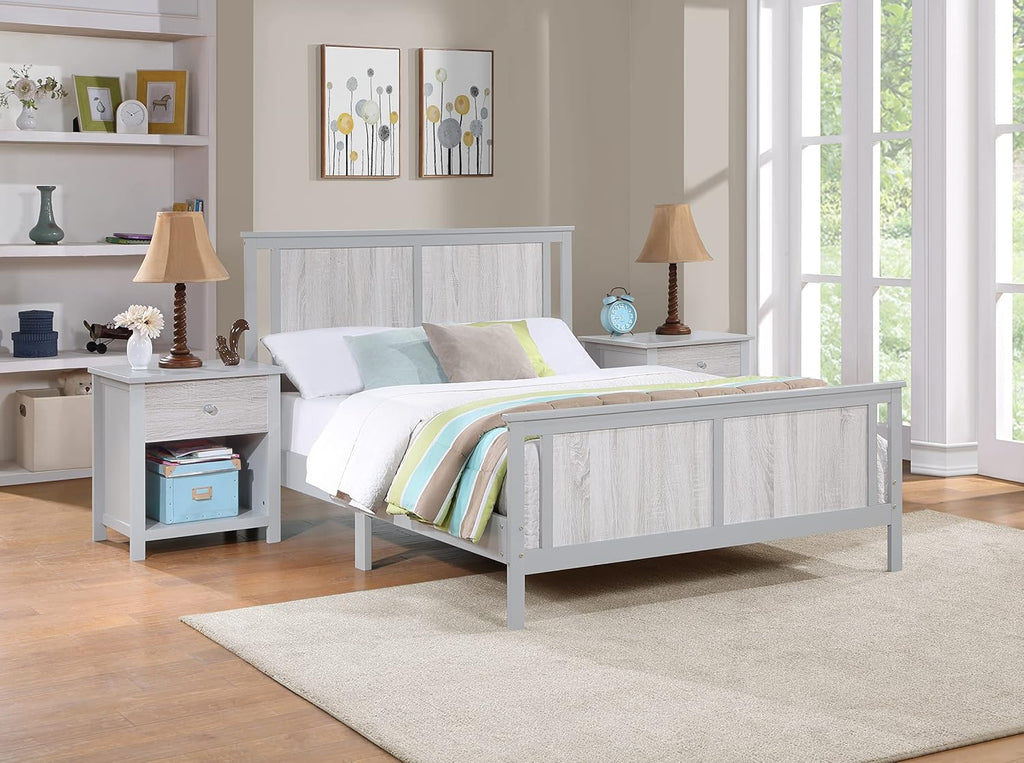 Reversible Panel Full Bed Gray,Rockport Gray