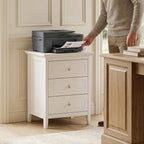 YIGOBUY 3 Drawer Nightstand Set of 2 White Side Table 19" Bedroom Night Stands End Table for Living Room with Storage 2 Set Furniture Bed Side Tables | Living Room, Bedroom, Storage, Furniture