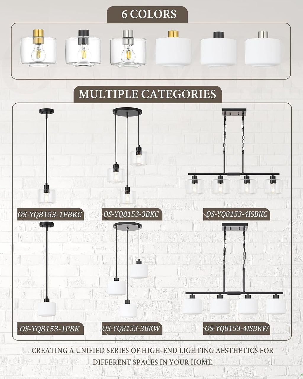 Black Pendant Lights Kitchen Island 2 Pack, Modern Milk Glass Hanging Light Fixtures with Rods, Mini Kitchen Pendant Lighting Over Island for Sink Bathroom, OS-YQ8153-2PBK