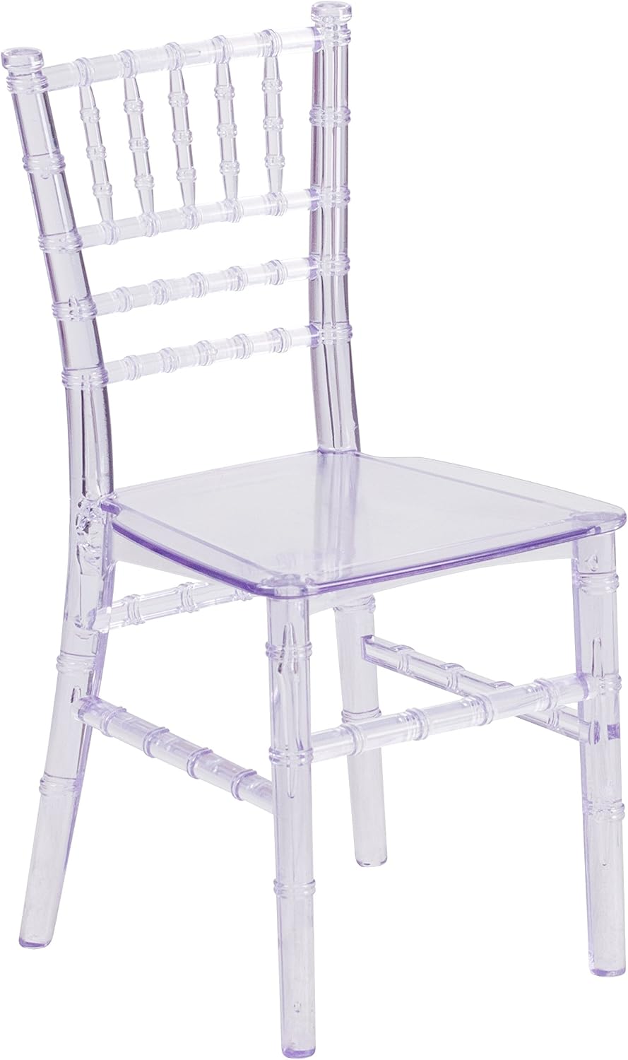 BizChair Child’s Transparent Crystal Resin Party and Event Chiavari Chair for Commercial & Residential Use