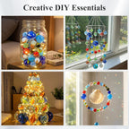 Shindel 85PCS Glass Marbles Bulk, Assorted Marbles Canicas for Vase Fillers