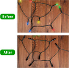 codree 150 PCS No Glow Caps for String Lights, String Light Cap to Hide The Extra Lights, Christmas Blackout Black Light Cap Covers for 5mm Diameter Glass LED String Lights