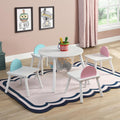 Panel Table with 4 Chairs
