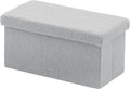 Takeda Corporation M4-CDS60BGY Stool, Ottoman, Storage, Gray, 23.6 x 11.8 x 11.8 inches (60 x 30 x 30 cm), Compact Storage Stool, Wide