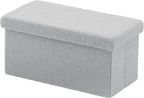 Takeda Corporation M4-CDS60BGY Stool, Ottoman, Storage, Gray, 23.6 x 11.8 x 11.8 inches (60 x 30 x 30 cm), Compact Storage Stool, Wide