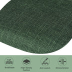 FurnitureR Kids Swivel Desk Chair, Height-Adjustable Armless Study Chair with Fabric Cushion & Ventilated Backrest, Smooth-Rolling Task Chair for Children & Teens, Perfect, Green