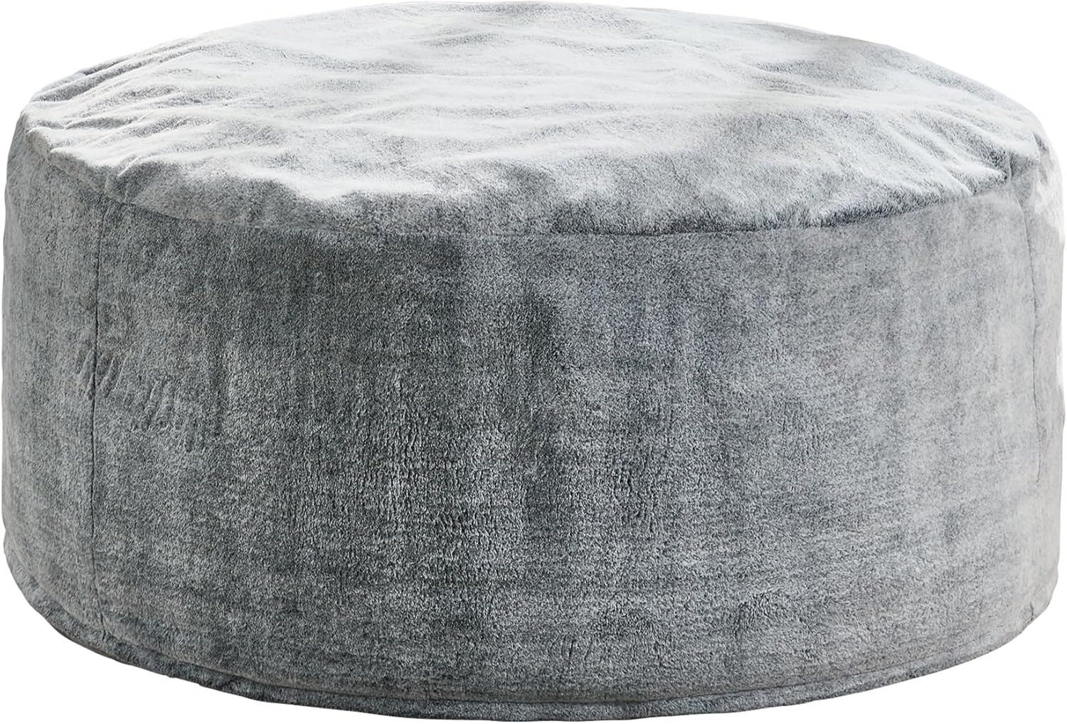 Hobestluk Bean Bag Chair for Adult Giant Beanbag with Filler Grey 3FT | Breathable material Removable Machine Washable Cover Memory Foam Living room Bedroom Reading Gaming Oversized Large Big