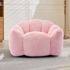 YISHENG Bean Bag Chairs, Large Bean Bag Couch for Adults,Stuffed Single Sofa Chair Comfy Giant Bean Bag Chair with Spacious Design for Playing or Bedroom,Reading Pink