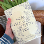 Steel Mill & Co Original Book-Shaped Decorative Vase, Ceramic Vases for Home Decor, Cute Christian Bookshelf Decor, Unique Vase for Book Lovers (Large - Hymnal)