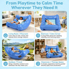 JoyCat Inflatable Sensory Rocking Chair for Kids, Calming Sensory Seat | Inflatable sensory chair positioned for kids' calm corners and flexible seating; verify size and included pump before launch.