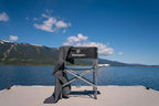 Stansport Directors Chair with Side Table, One Size, Black