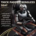 Big and Tall Gaming Chair with Massage and Pocket Spring Cushion,Gamer Chairs for Adults 400lb Weight Capacity, Video Game Chair with Headrest and Lumbar Support (Black)