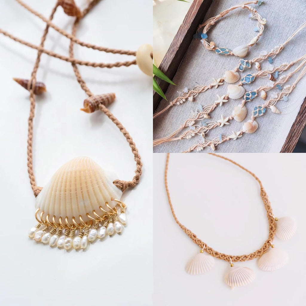 140Pcs Tiny Sea Shells - 0.8-1.2 inches Natural Small White Clam Shells for Crafts Bulk for Home Decor, Beach Theme Party, Fish Tank Vase Filler, Bracelet Making